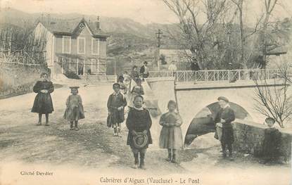 CPA FRANCE 84 "Cabrières d'Aigues, le Pont"