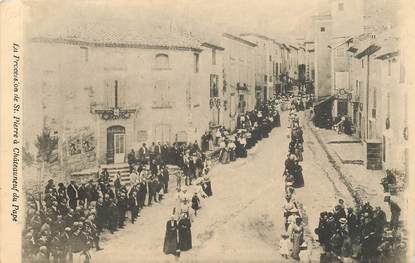 CPA FRANCE 84 "Chateauneuf du Pape, Procession de Saint Pierre"