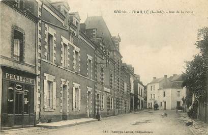 CPA FRANCE 44 "Riaillé, rue de la poste"