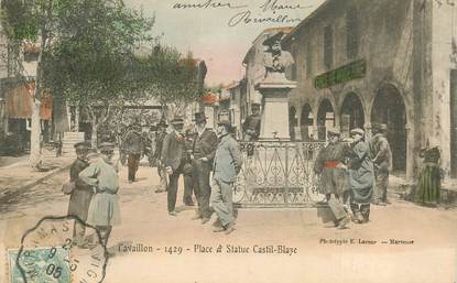   FRANCE 84  "Cavaillon, Place et statue Castil Blaze"