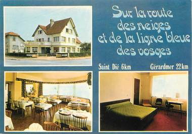 / CPSM FRANCE 88 "Saulcy sur Meurthe, Hôtel restaurant Lo Kebe"