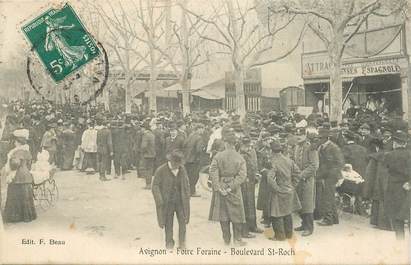 CPA  FRANCE 84  "Avignon, Foire Foraine, Boulevard Saint Roch"