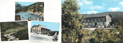 / CPSM FRANCE 88 "Col de Sainte Marie, hôtel Bellevue" / LIVRET