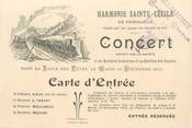 24 Dordogne CPA FRANCE 24 " Périgueux, carton d'invitation concert Harmonie Sainte Cécile"