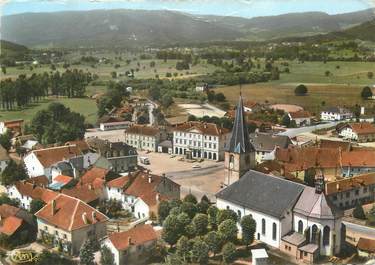 / CPSM FRANCE 88 "Vagney, le centre, vue aérienne" / USAGE TARDIF