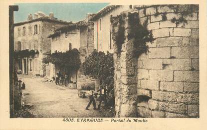 CPA FRANCE 13 "Eyragues, Portail du Moulin" + NEGATIF DU TIRAGE
