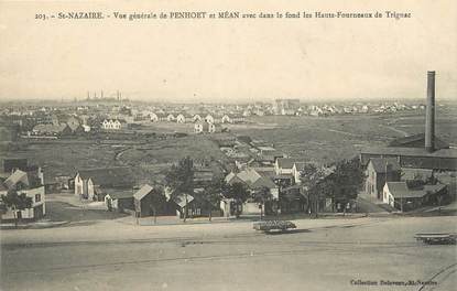 CPA FRANCE 44 "Saint Nazaire, vue générale de Penhoet et Méan"