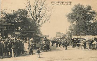 / CPA FRANCE 93 "Saint Ouen, rue Jules Vallés"