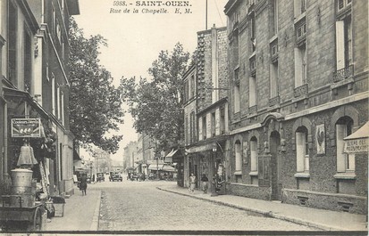 / CPA FRANCE 93 "Saint Ouen, rue de la Chapelle"