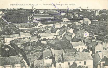 CPA FRANCE 44 "Saint Etienne de Montluc, panorama du bourg et des coteaux"