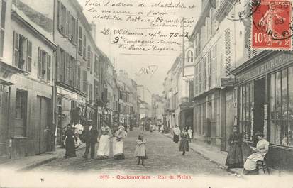 / CPA FRANCE 77 "Coulommiers, rue de Melun "