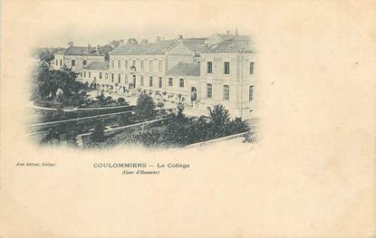 / CPA FRANCE 77 "Coulommiers, le collège"