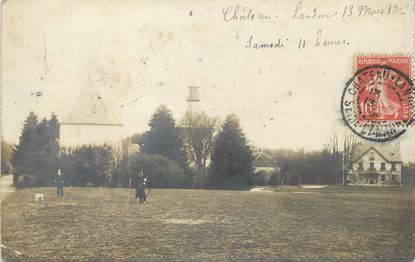 / CARTE PHOTO FRANCE 77 "Château Landon"