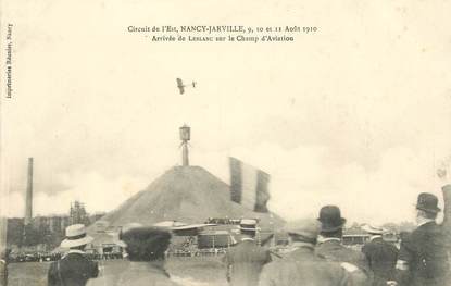 CPA  AVIATION "Circuit de l'Est, FRANCE 54 Nancy Jarville, 1910, Aviateur LEBLANC"