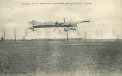 CPA  AVIATION "FRANCE 51,  Aéroplane monoplan Antoinette V"