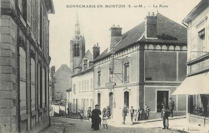 / CPA FRANCE 77 "Donnemarie en Montois, la poste"