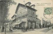 77 Seine Et Marne / CPA FRANCE 77 "Esbly, rue du chemin de fer et hôtel moderne"