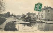 77 Seine Et Marne / CPA FRANCE 77 "Episy, l'écluse et le pont du canal" / PENICHE