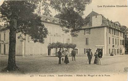 CPA FRANCE 64 "Saint Christau, Hotels du Mogol et de la Poste"