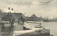 77 Seine Et Marne / CPA FRANCE 77 "Le Grand Peugny, en route pour Neuvry" / INONDATIONS