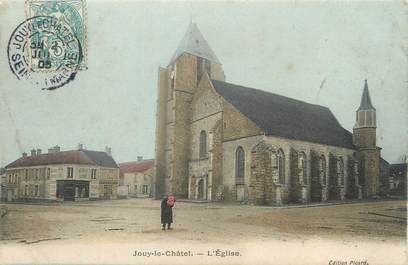 / CPA FRANCE 77 "Jouy le Châtel, l'église"