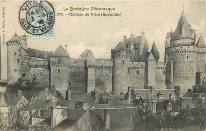 CPA FRANCE 35 "Chateau de Vitré"