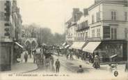 77 Seine Et Marne / CPA FRANCE 77 " Fontainebleau, la grande rue "