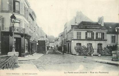 / CPA FRANCE 77 "La Ferté sous Jouarre, rue du Faubourg"