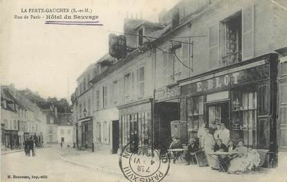 / CPA FRANCE 77 "La Ferté Gaucher, hôtel du Sauvage"