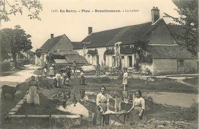 CPA FRANCE 18 "En Berry, Plou, Brouillamnon, le lavoir"