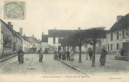 / CPA FRANCE 77 "Jouy le Châtel, place de la mairie"