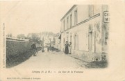 77 Seine Et Marne / CPA FRANCE 77 "Lésigny, la rue de la Fontaine"