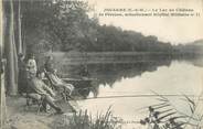 77 Seine Et Marne / CPA FRANCE 77 "Jouarre, le lac du château" / PENICHE