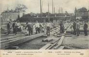 77 Seine Et Marne / CPA FRANCE 77 "Lagny, construction d'un pont pour lourdes charges"