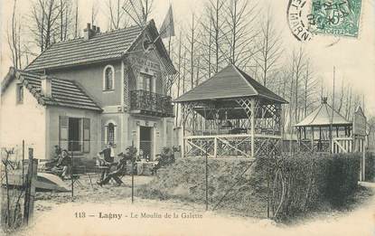 / CPA FRANCE 77 "Lagny, le moulin de la Galette"
