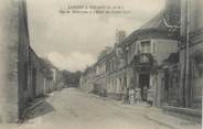 77 Seine Et Marne / CPA FRANCE 77 "Lorrez Le Boccage, rue de Montereau et l'hôtel du Grand cerf"