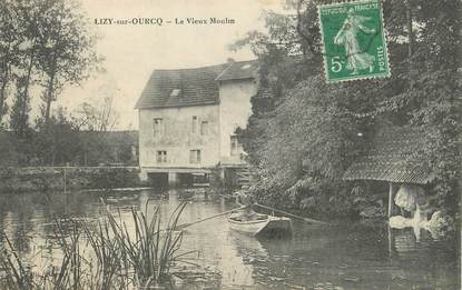 / CPA FRANCE 77 "Lizy sur Ourcq, le vieux moulin"