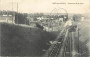 77 Seine Et Marne / CPA FRANCE 77 "Lizy sur Ourcq, panorama de la gare"