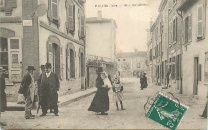 CPA FRANCE 42 "Feurs, rue Gambetta"