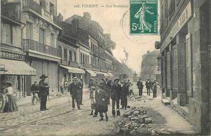 CPA FRANCE 42 "Firminy, Rue Nationale"