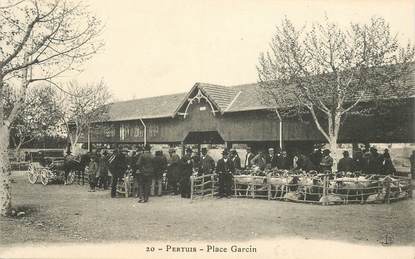  CPA FRANCE 84 "Pertuis, Place Garcin"