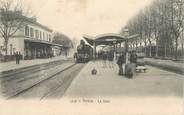84 Vaucluse  CPA FRANCE 84 "Pertuis, la gare" / TRAIN