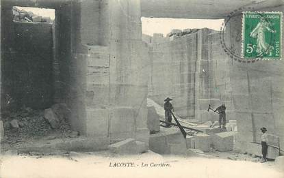  CPA FRANCE 84  "Lacoste, les carrières"