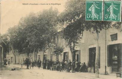  CPA FRANCE 84   "Visan, cours de la République"