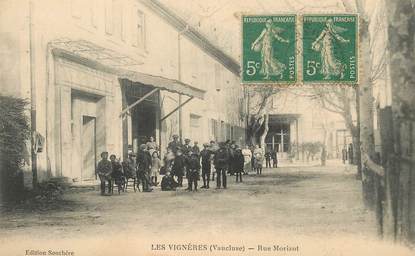  CPA FRANCE 84   "Les Vignères, rue Morizot"