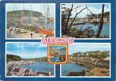 29 Finistere / CPSM FRANCE 29 "Audierne, le port et la ville "