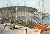 29 Finistere / CPSM FRANCE 29 "Audierne, le port, thoniers à quai "