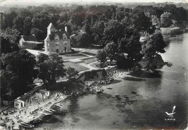 / CPSM FRANCE 29 "Beg Meil, château de Lanroz et la plage de la Cale"