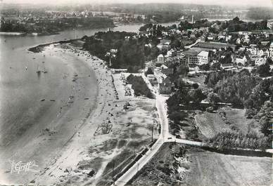 / CPSM FRANCE 29 "Bénodet, vue aérienne, la plage"