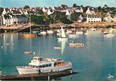 / CPSM FRANCE 29 "Bénodet, Sainte Marine, le port à l'embouchure de l'Odet"